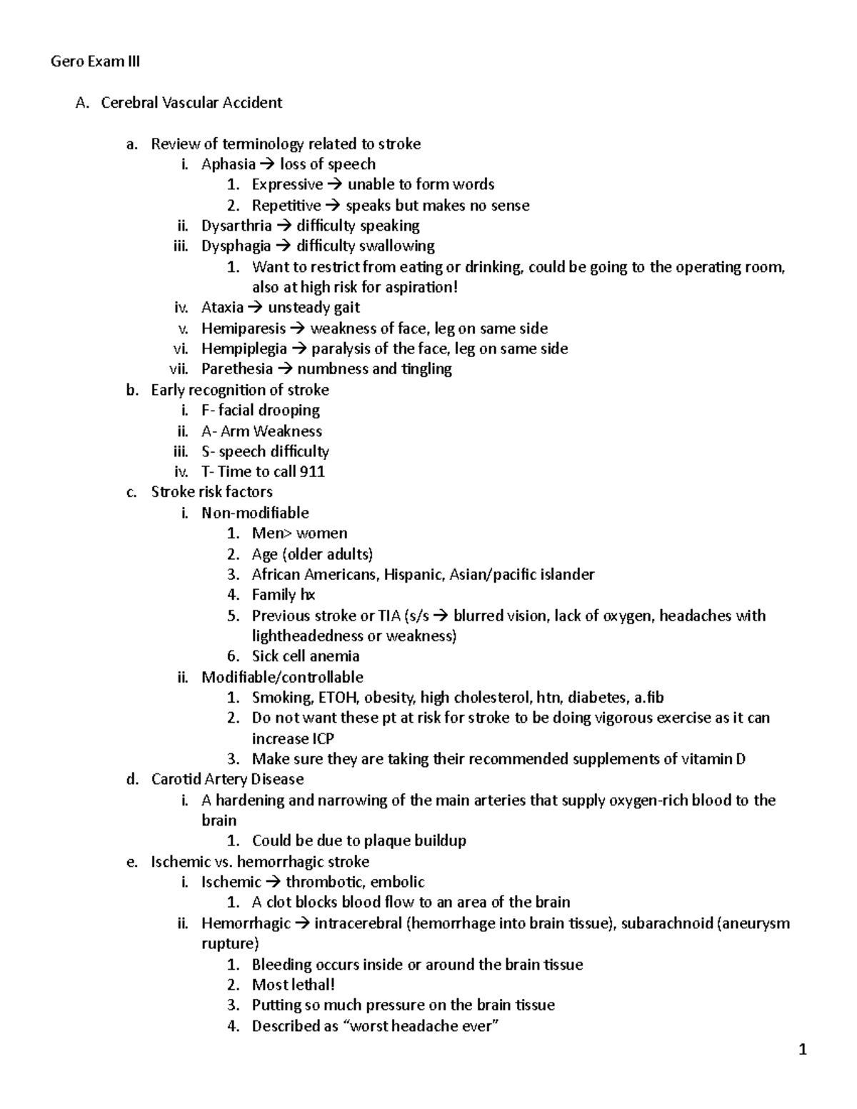 exam-3-study-guide-gero-exam-iii-a-cerebral-vascular-accident-a