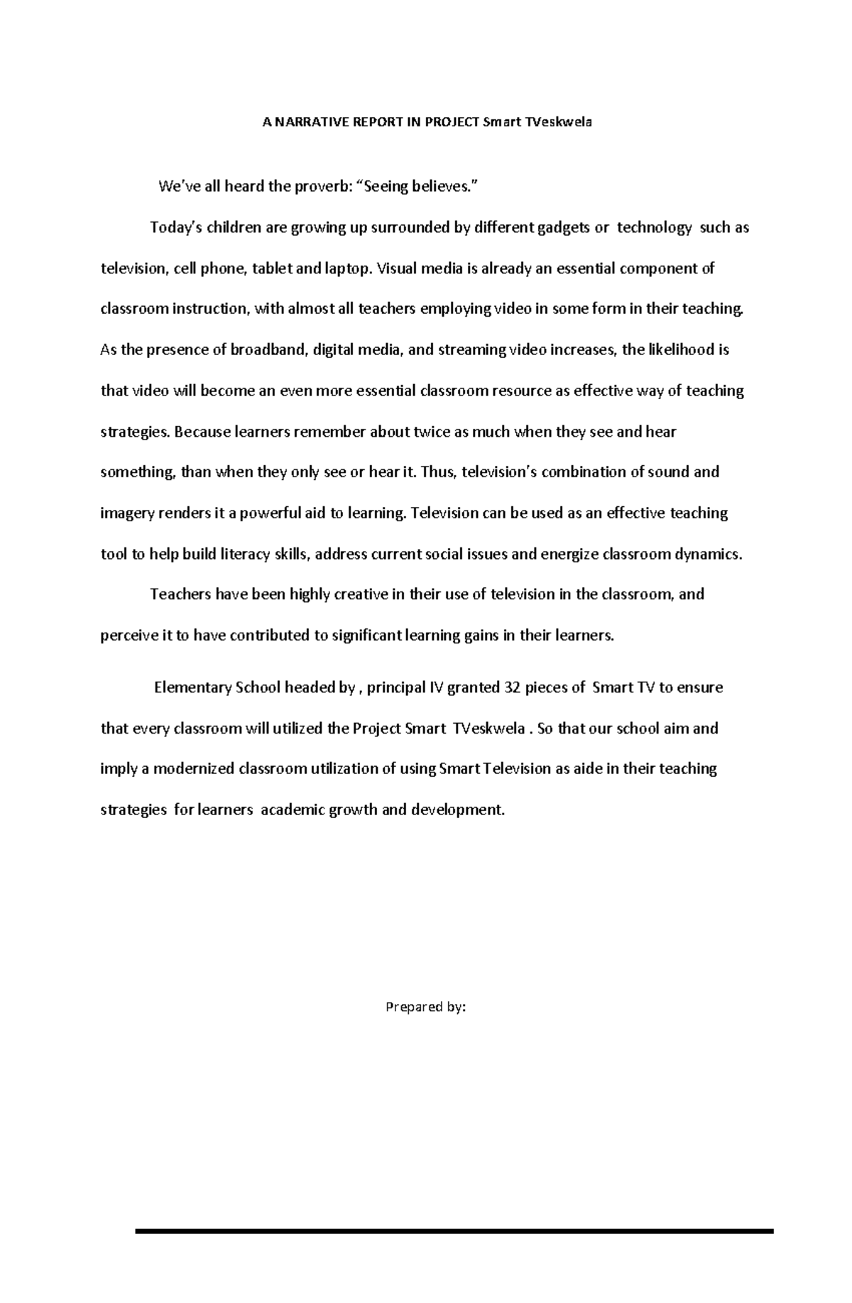 narrative-report-on-smart-tv-a-narrative-report-in-project-smart