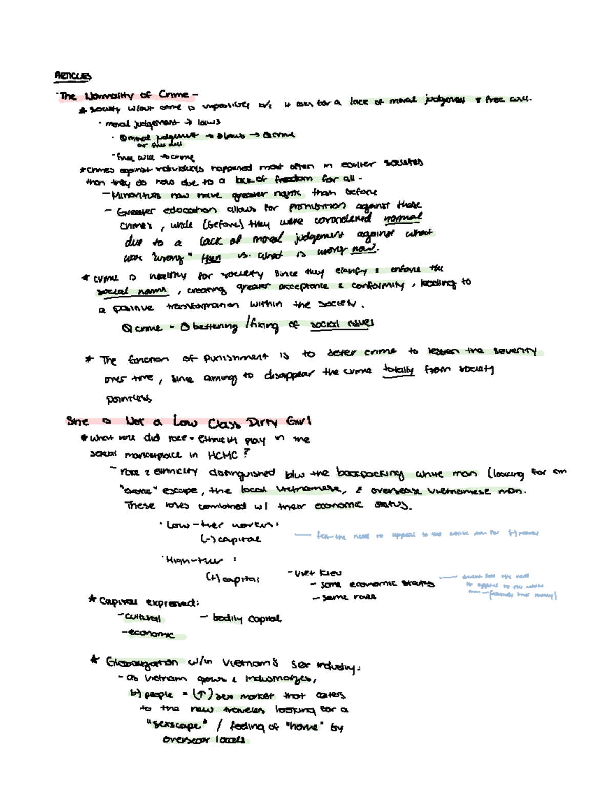 Test 2 study guide - RILES The Normality of Crime society wcout crime ...