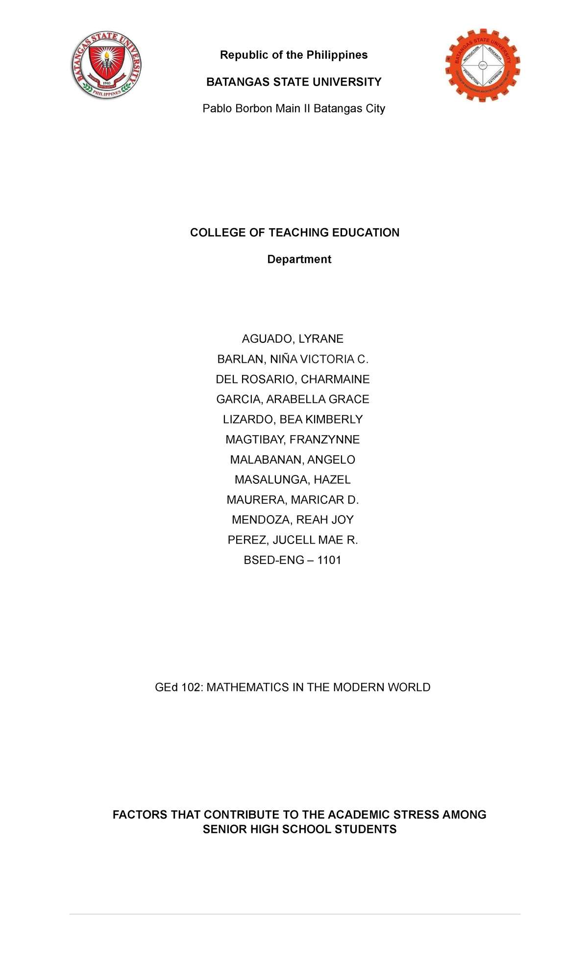 GEd 102 Research Project Proposal Republic Of The Philippines   Thumb 1200 1979 