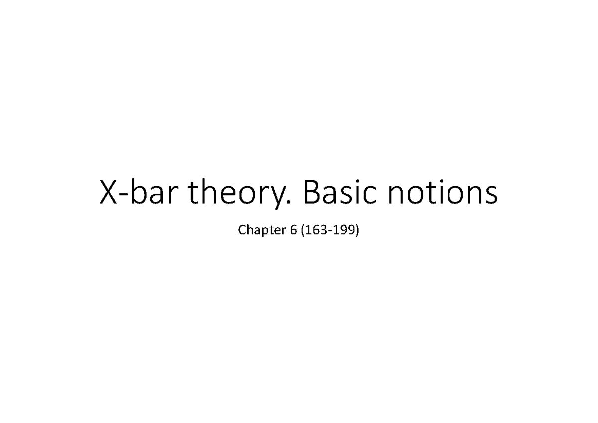 2-x-bar-theory-summary-of-chapter-6-x-bar-theory-basic-notions