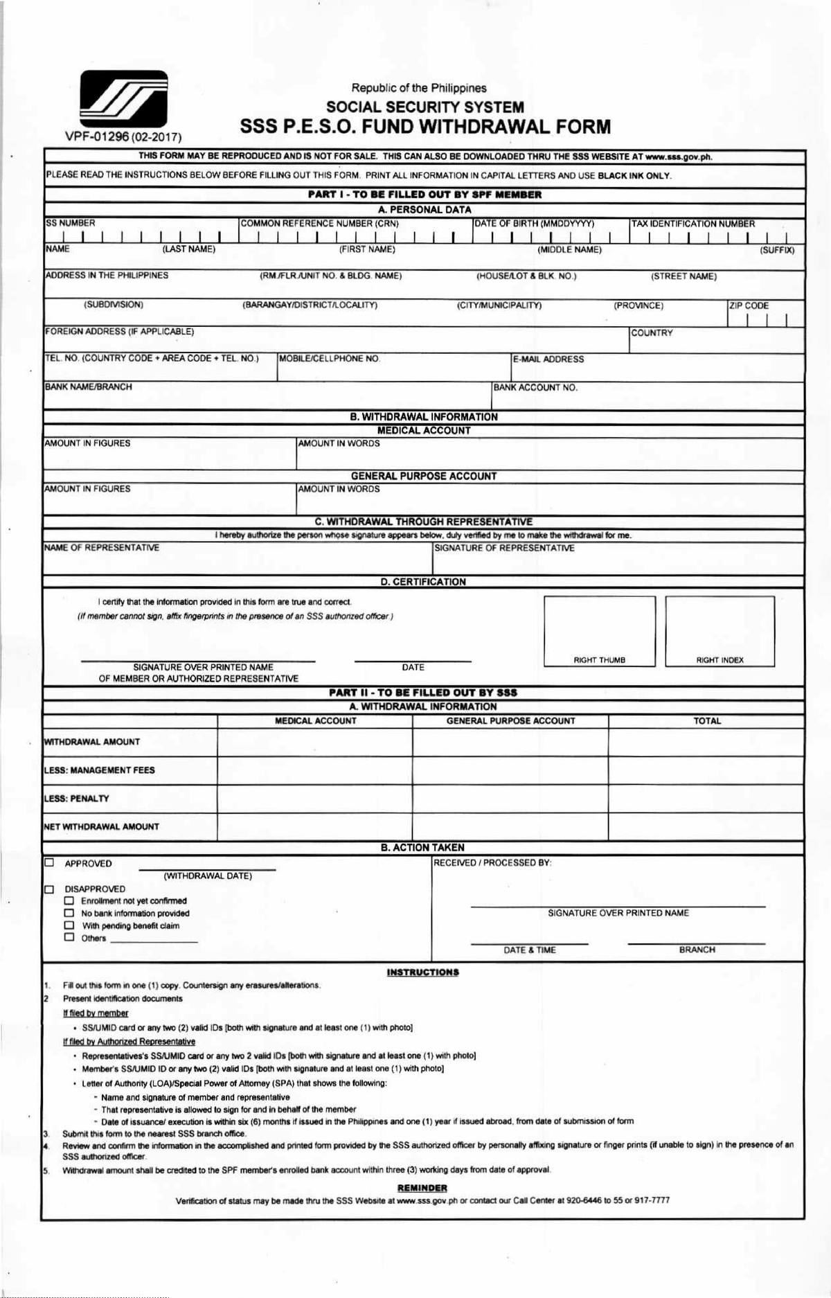 Vpf 01296 SSS FORM - Computer Science - Studocu