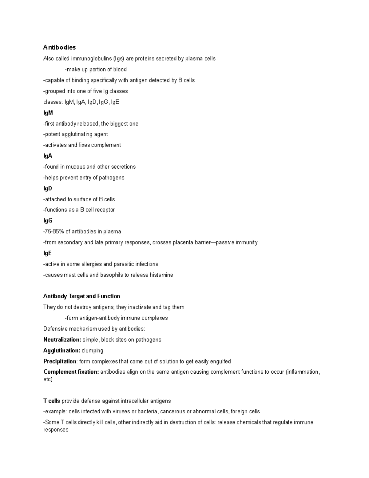 Antibodies/Heart Antibodies Also called immunoglobulins (Igs) are