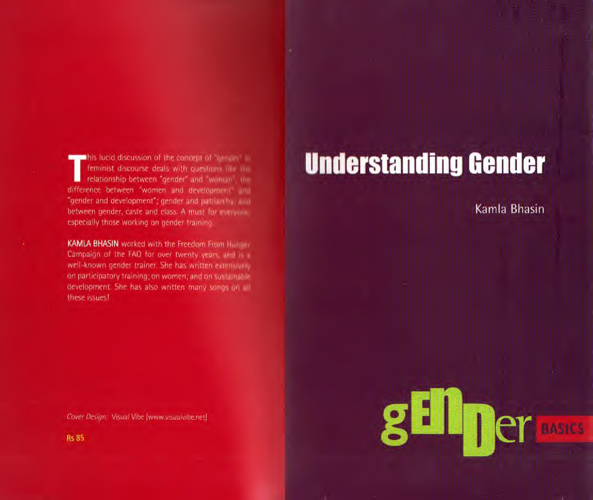 book review of understanding gender by kamla bhasin