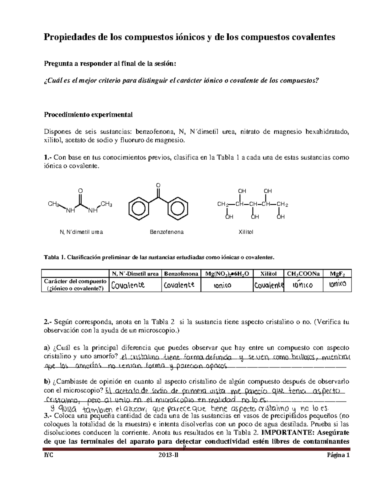 Bitácora B Prop Comp Ionicos Y Covalentes - IYC 2013-II Página 1 ...