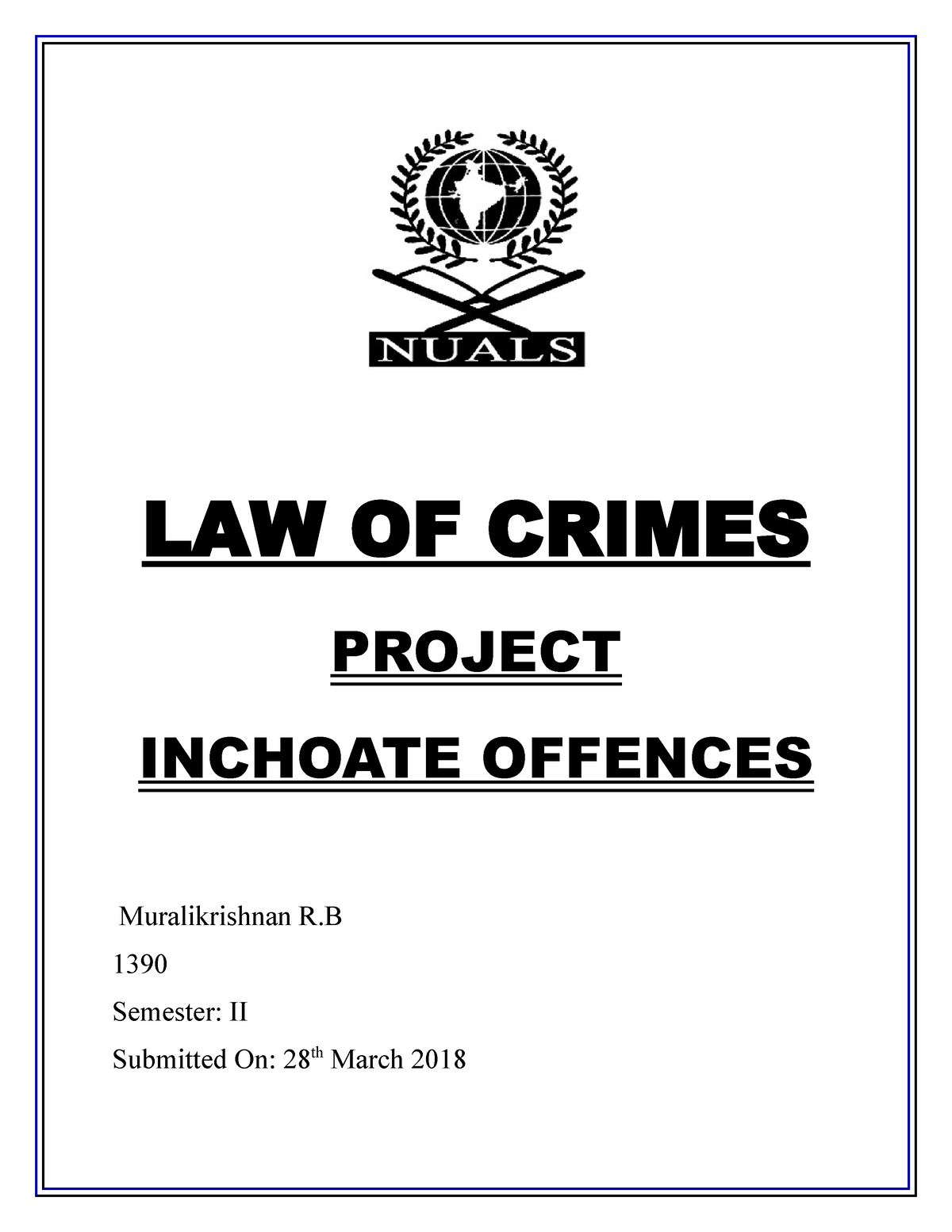 research paper of crimes