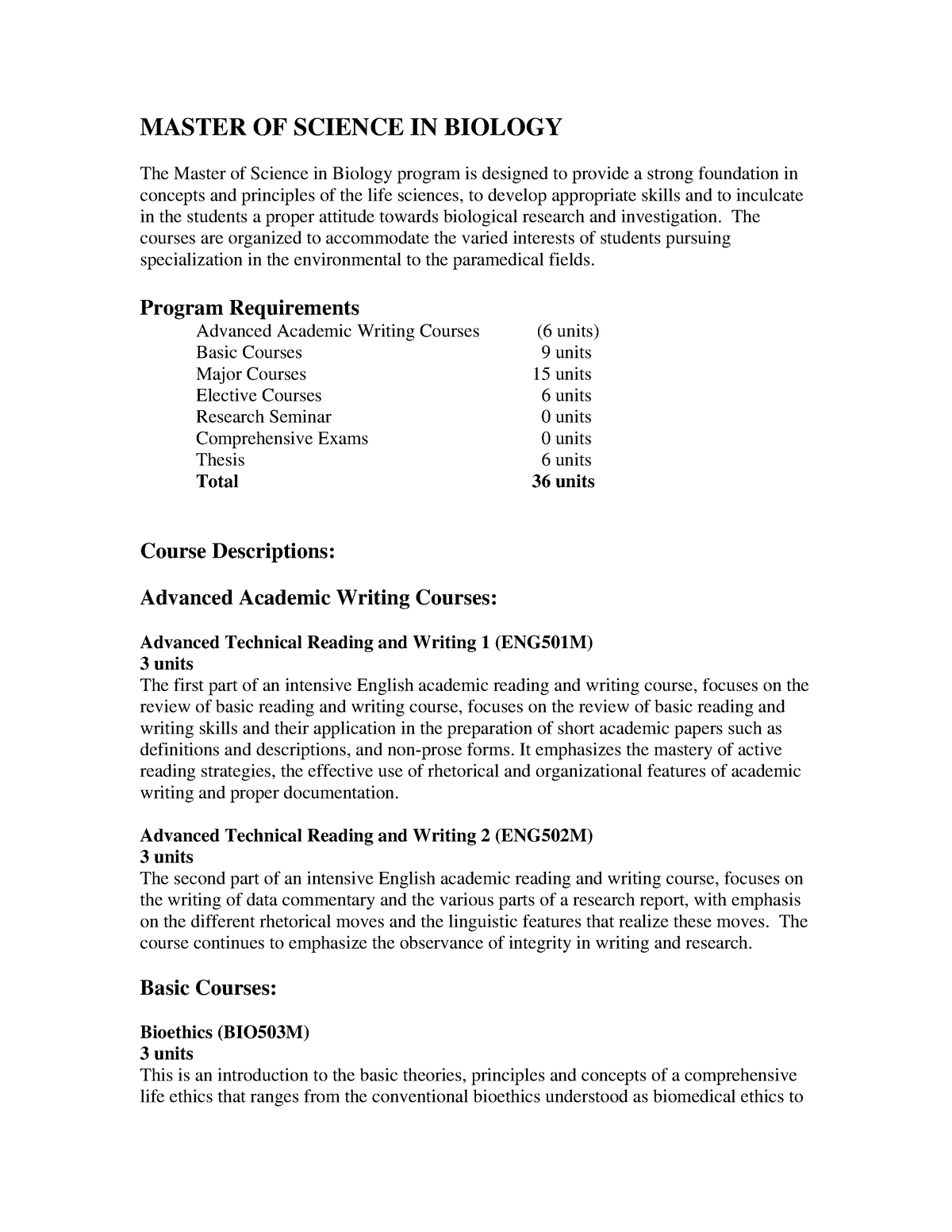 biology master thesis examples