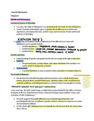 1. Adolescence and Delinquency - Chapter 1 Adolescence and Delinquency ...