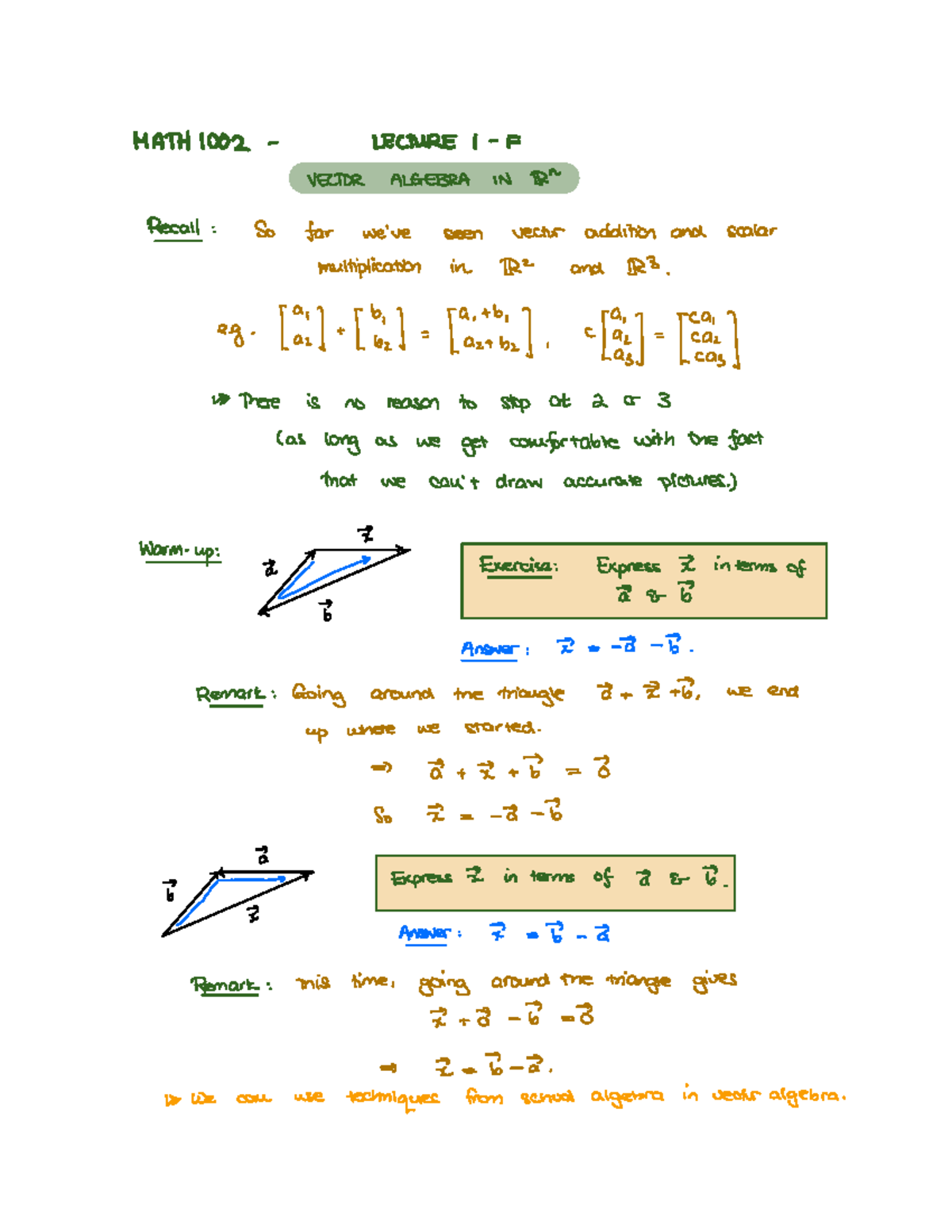 Lecture 1-F-full - MATH1002 - Studocu