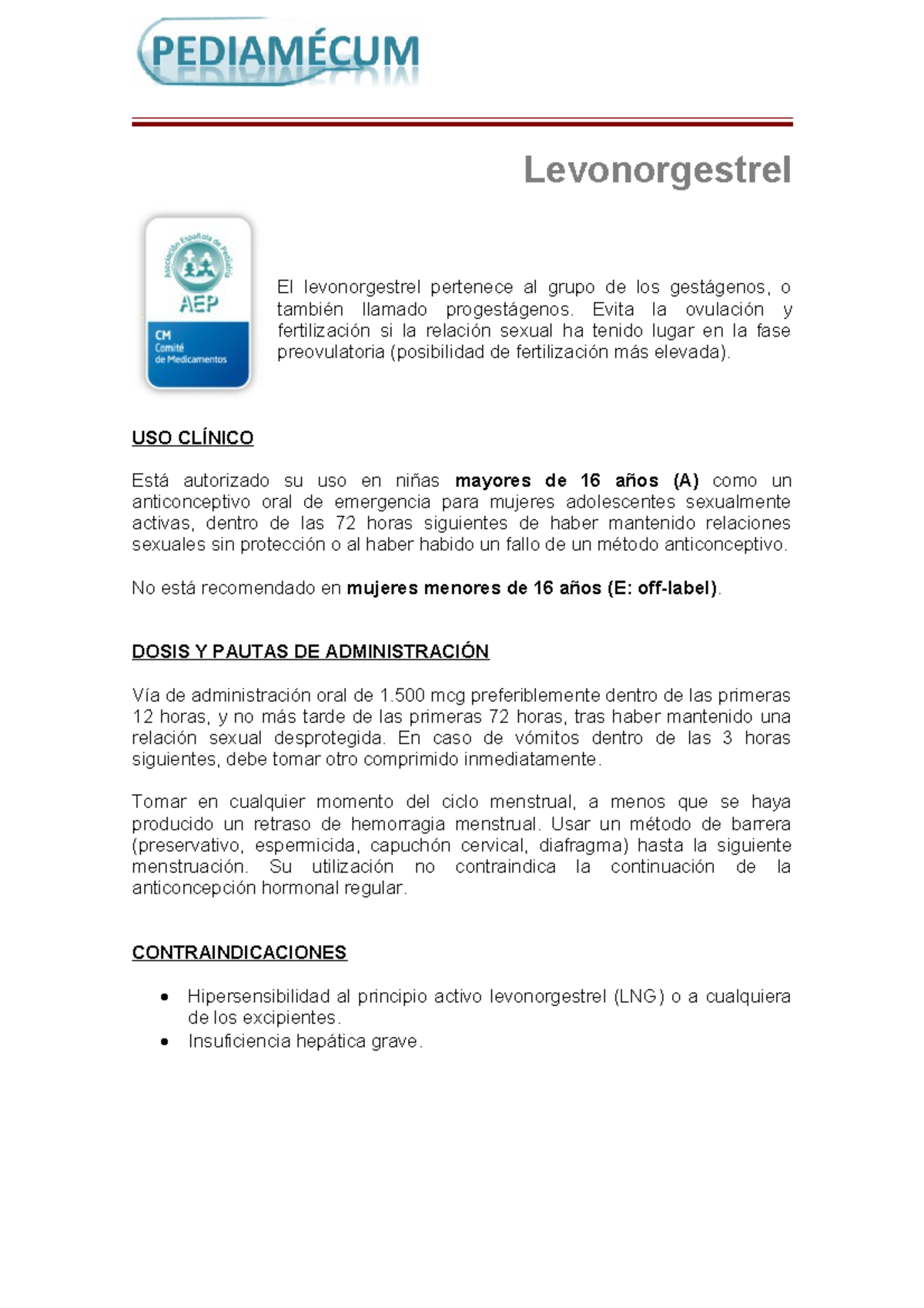 Del diafragma cervical contraindicaciones