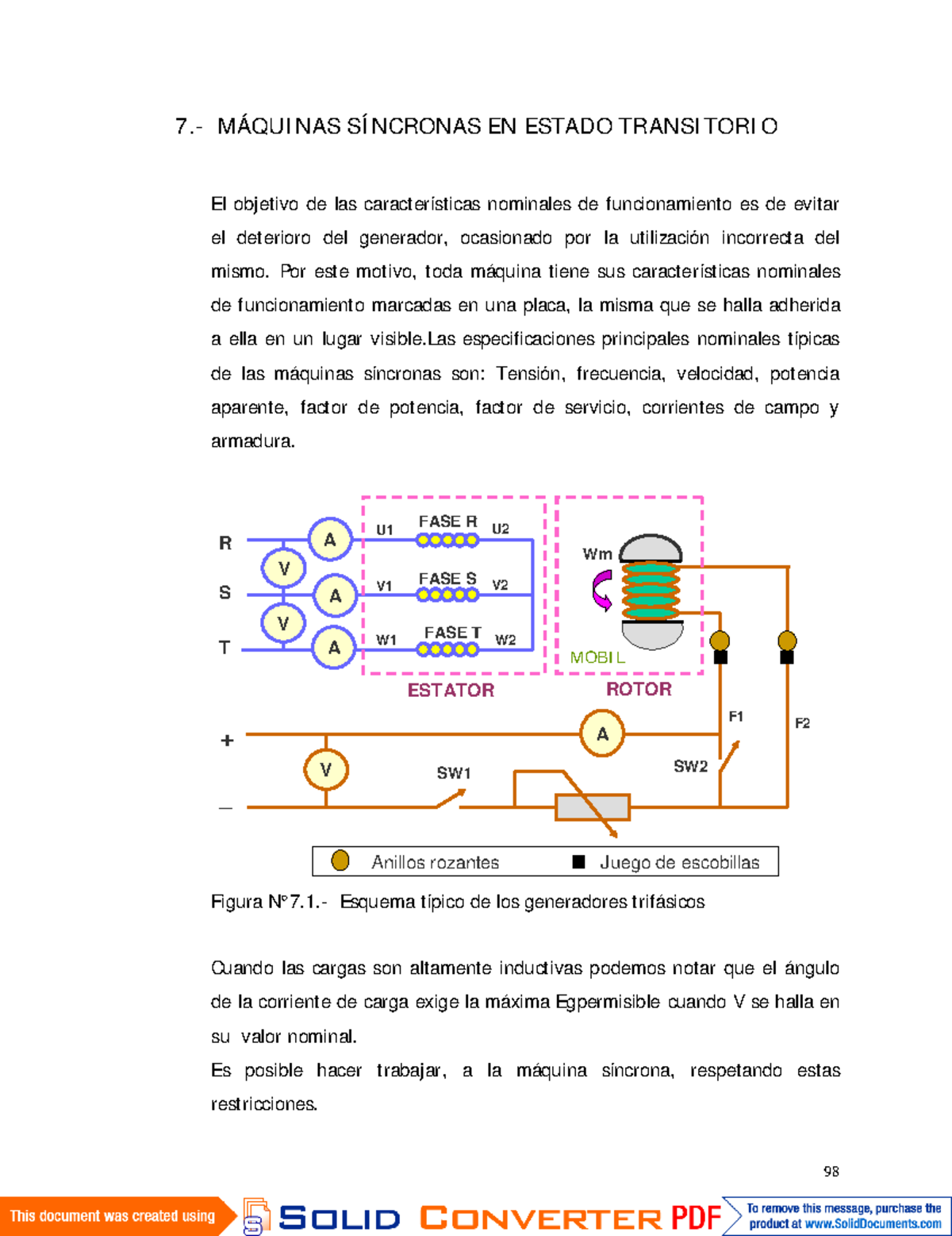 Maquina Sincrona En Estado Transitorio - 7.- MÁQUI NAS SÍ NCRONAS EN ...