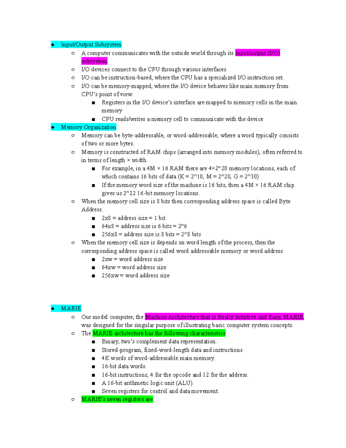 ISE218-Unit 3 Part 2 Notes - ISE 218 - SBU - Studocu