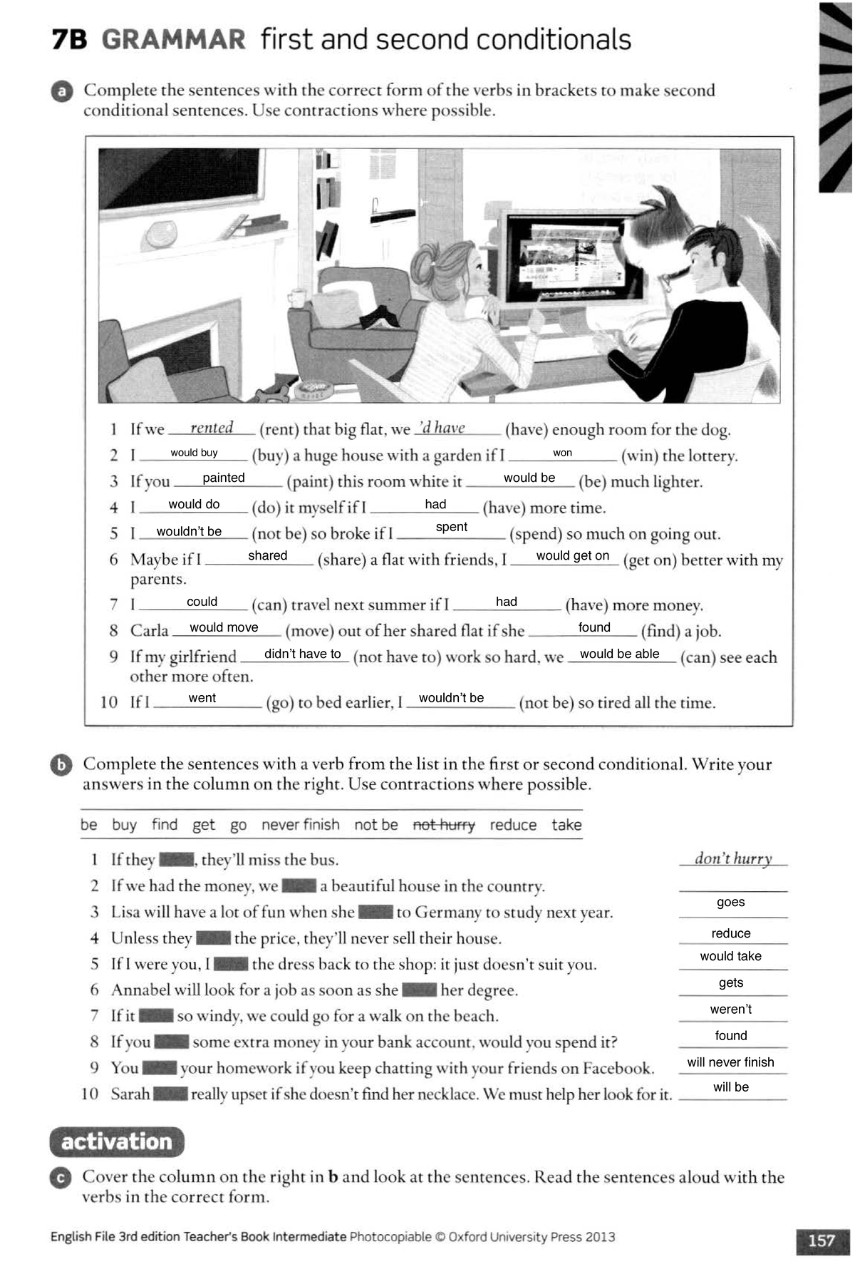 Practice 1 AND 2 conditionals - 78 GRAMMAR first and second ...