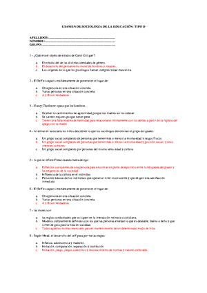 Exámen Enero 2014, Preguntas Y Respuestas - Examen Tipo B - EXAMEN DE ...