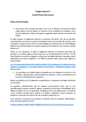 Trabajo Parctico nº1 derechos reales - TRABAJO PARCTICO Nº DERECHO ...
