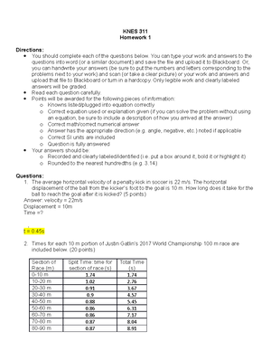 Angular Kinetics AND Torque Study Guide - KNES 311 STUDY GUIDE Chapters ...