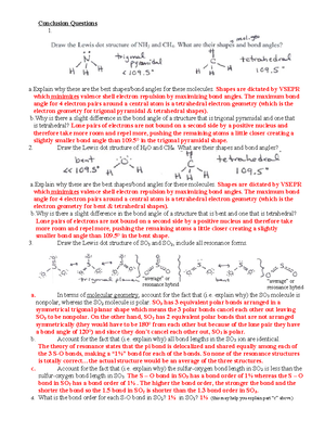 Mol Geo Lab Key Resonance - Resonance Structure Page Please indicate ...