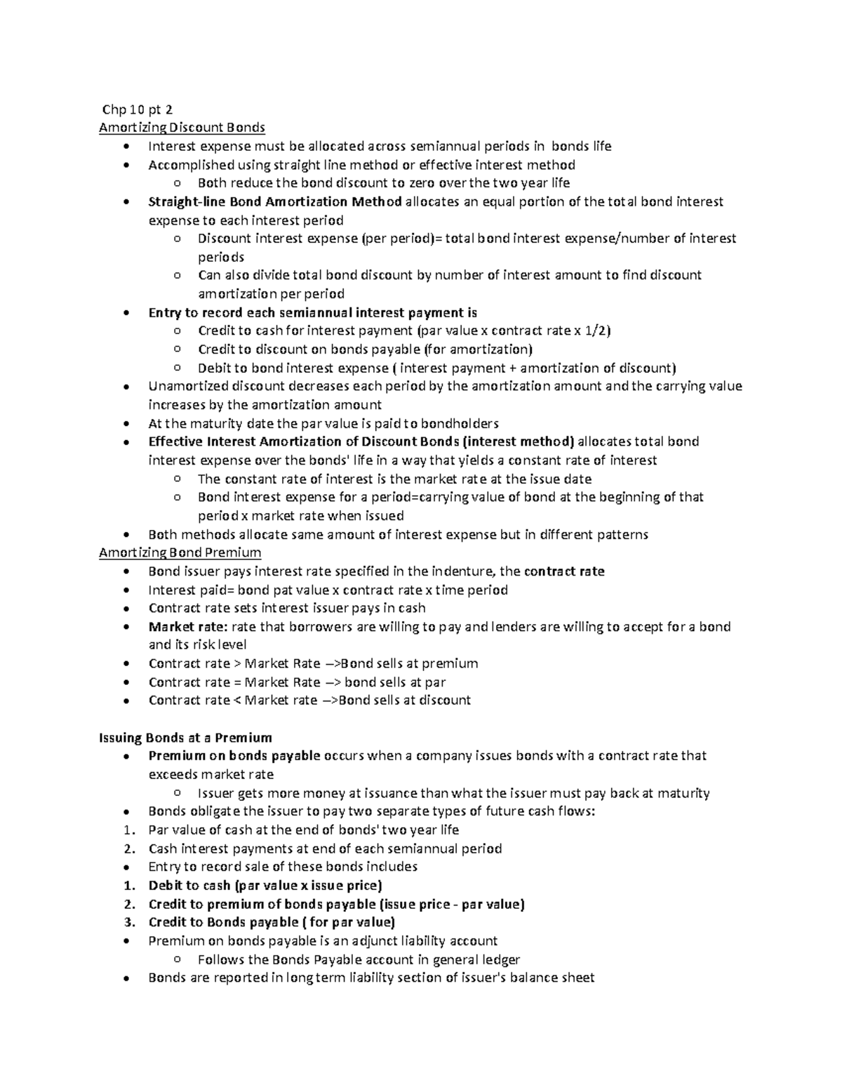 Chp 10 pt 2 - Chapter 10 - ACCT 201 - Howard - Studocu
