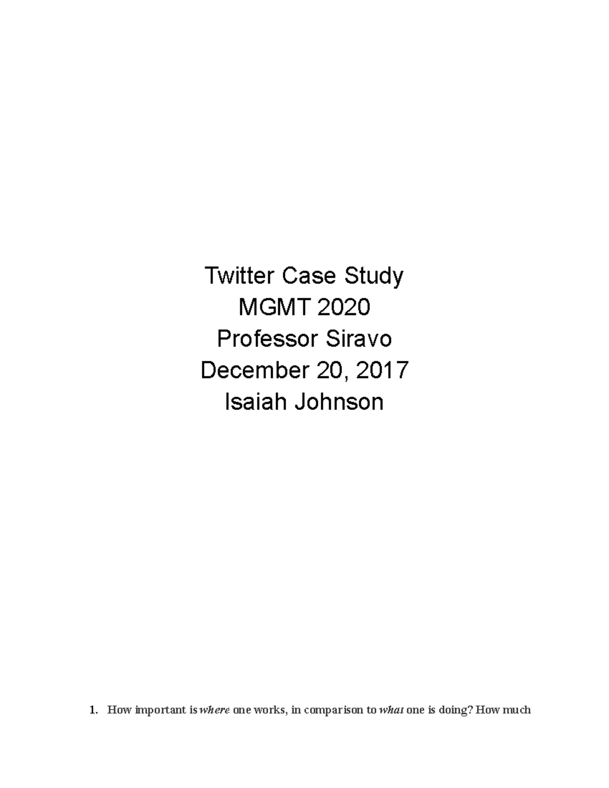 case study about twitter