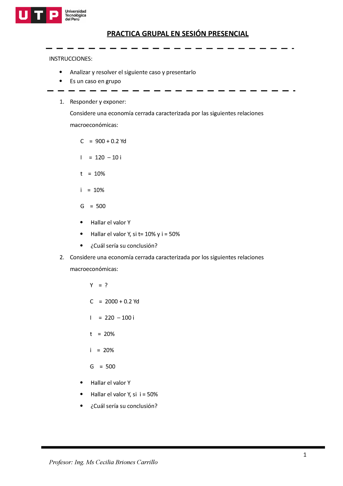 S11.s1 Tarea DE Clase 2 - Material Para Practicar - Microeconomía Y ...