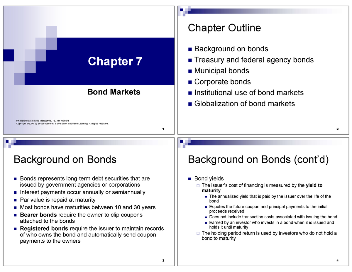 bond market research papers