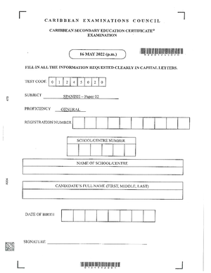 HSB past papers - Human Social Biology - Studocu