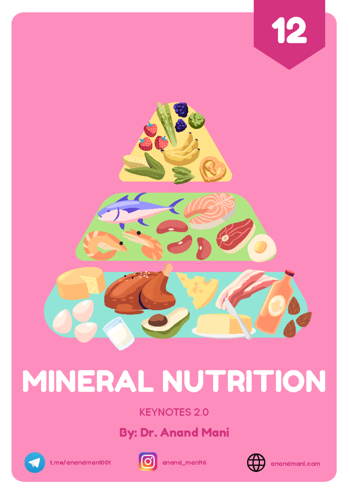 Mineral Nutrition biology notes MINERAL NUTRITION 12