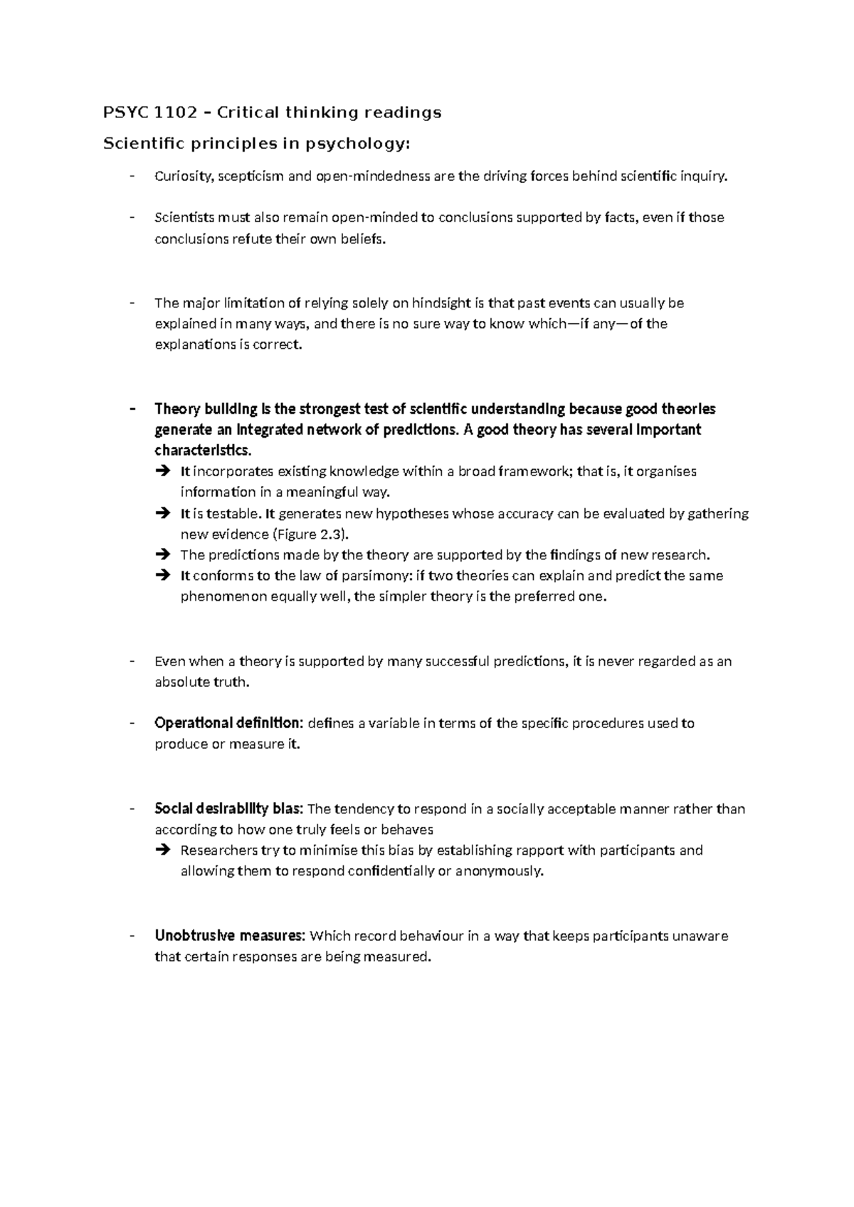 PSYC 1102 – Critical thinking readings - PSYC 1102 – Critical thinking ...