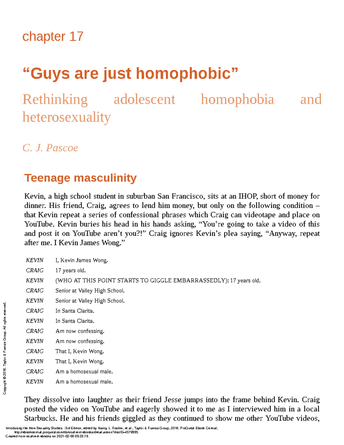 Guys are just homophobic - chapter 17 “Guys are just homophobic ...