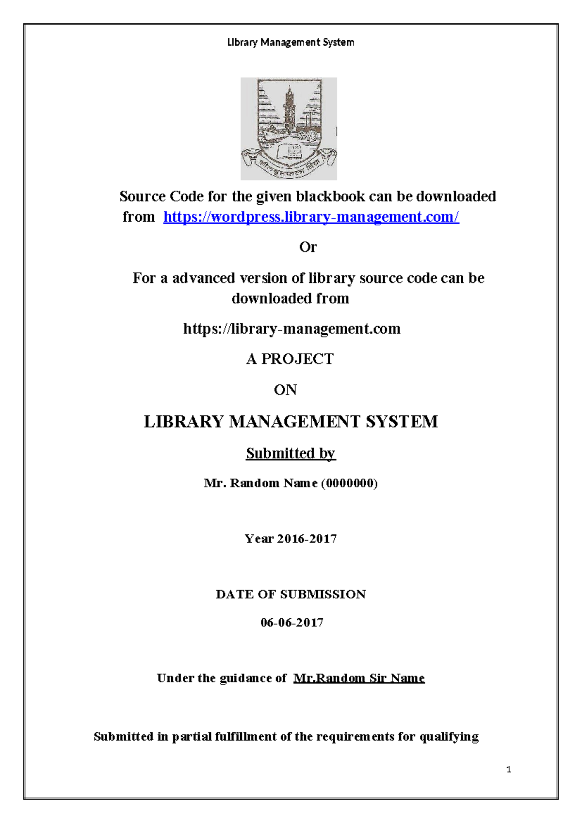 Black Book - pdf - Source Code for the given blackbook can be ...