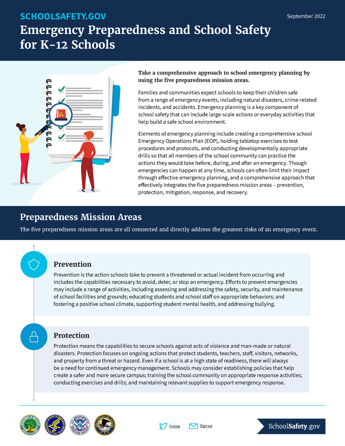 Emergency Preparedness and School Safety for K-12 Schools School Safety ...