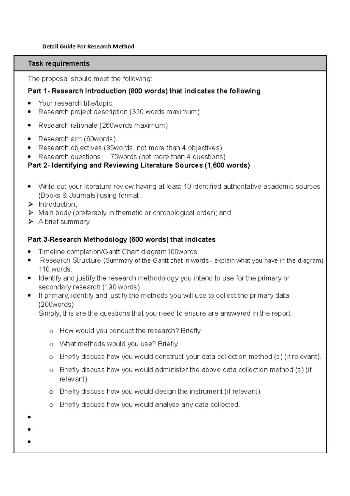 what to include in methods section of research proposal