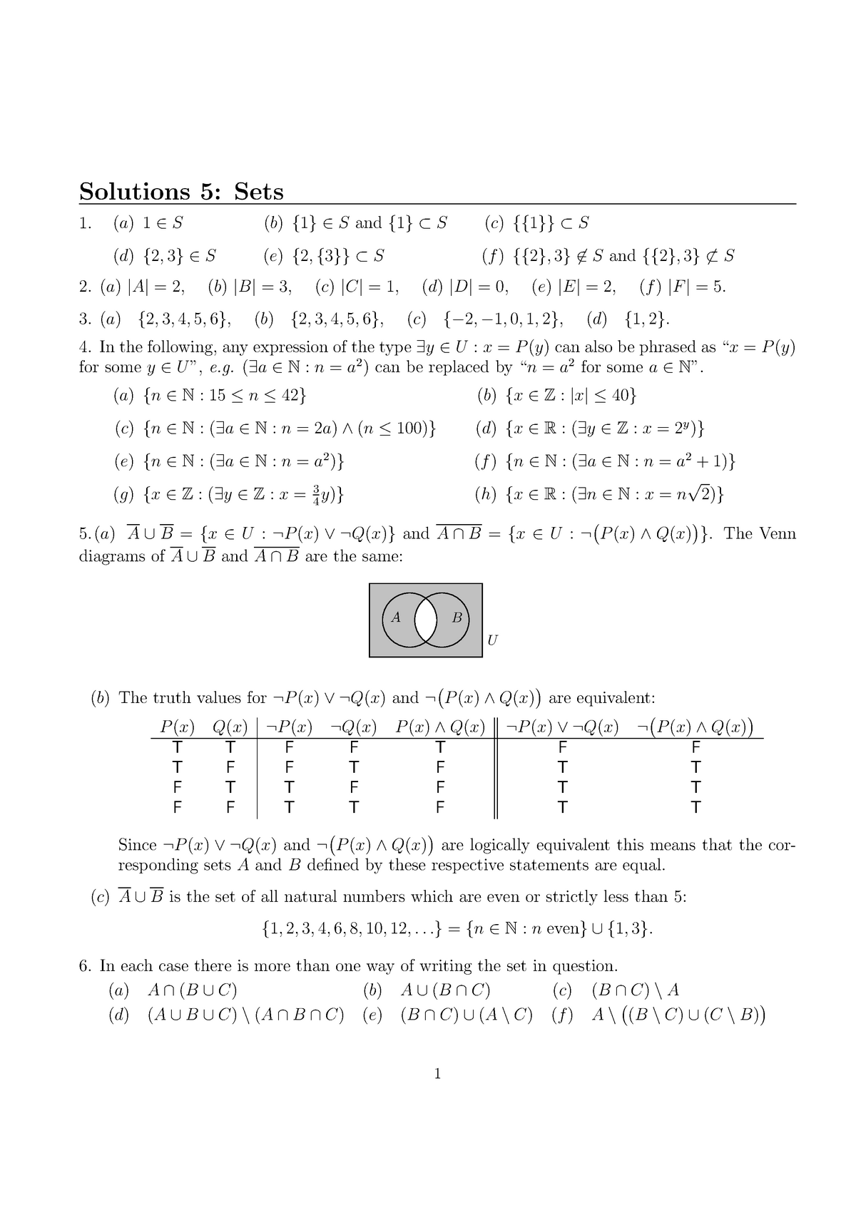 Solution Week 5 Linear Algebra I Mth5112 Studocu