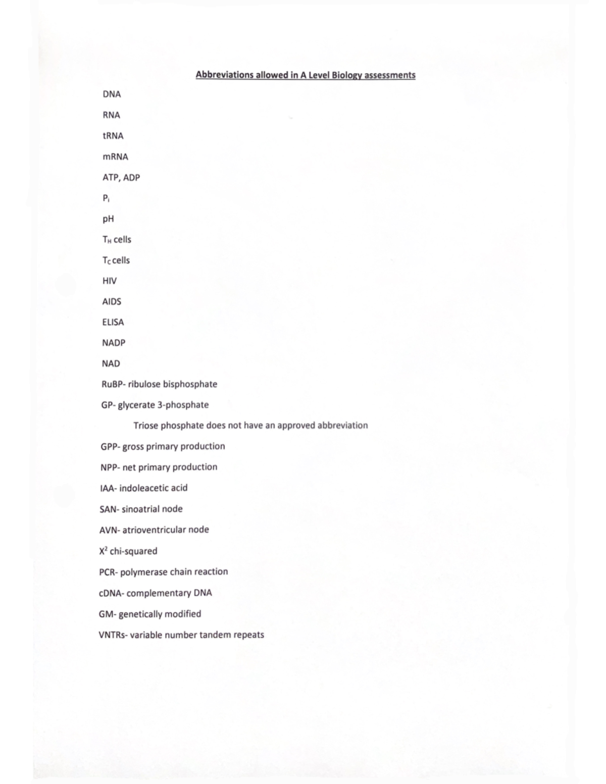 Abbreviations allowed Studocu