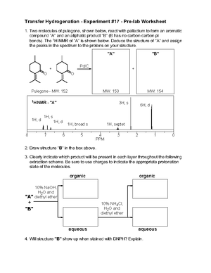 Lab H Pre Lab 3BL Sp20 - CHEM 3BL Lab H: Suzuki Reaction (Exp. 22 ...