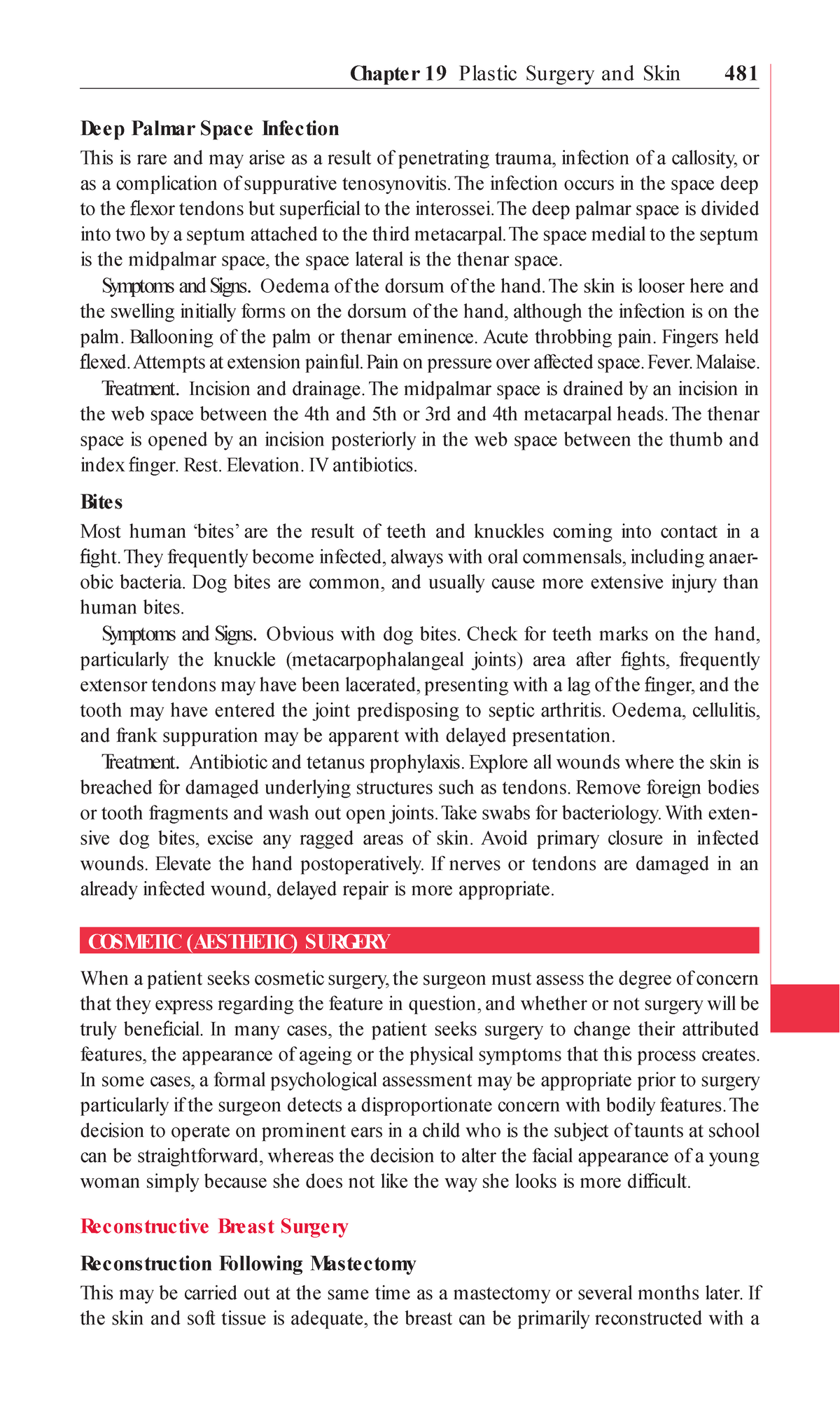 Churchill’s Pocketbooks Surgery 5th Edition57 Chapter 19 Plastic