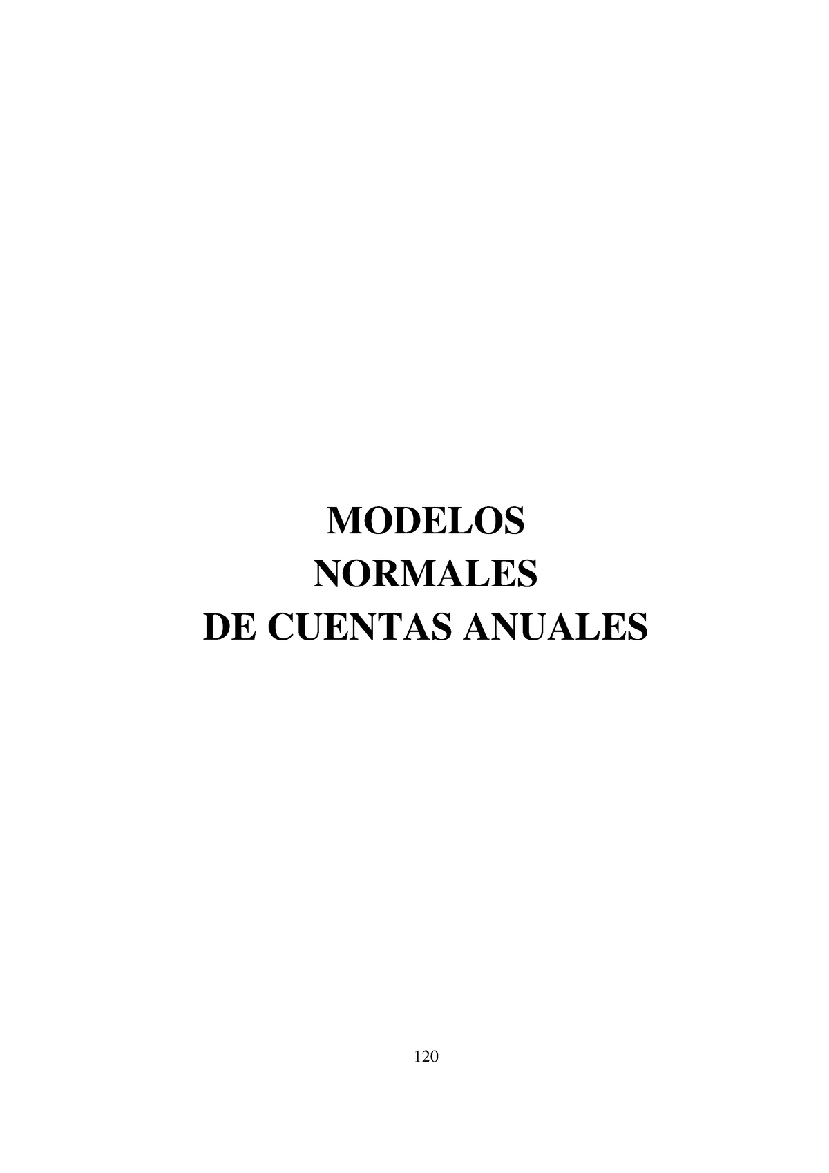 Modelo Normal Cuentas Pgc Modelos Normales De Cuentas Anuales Balance Al Cierre Del