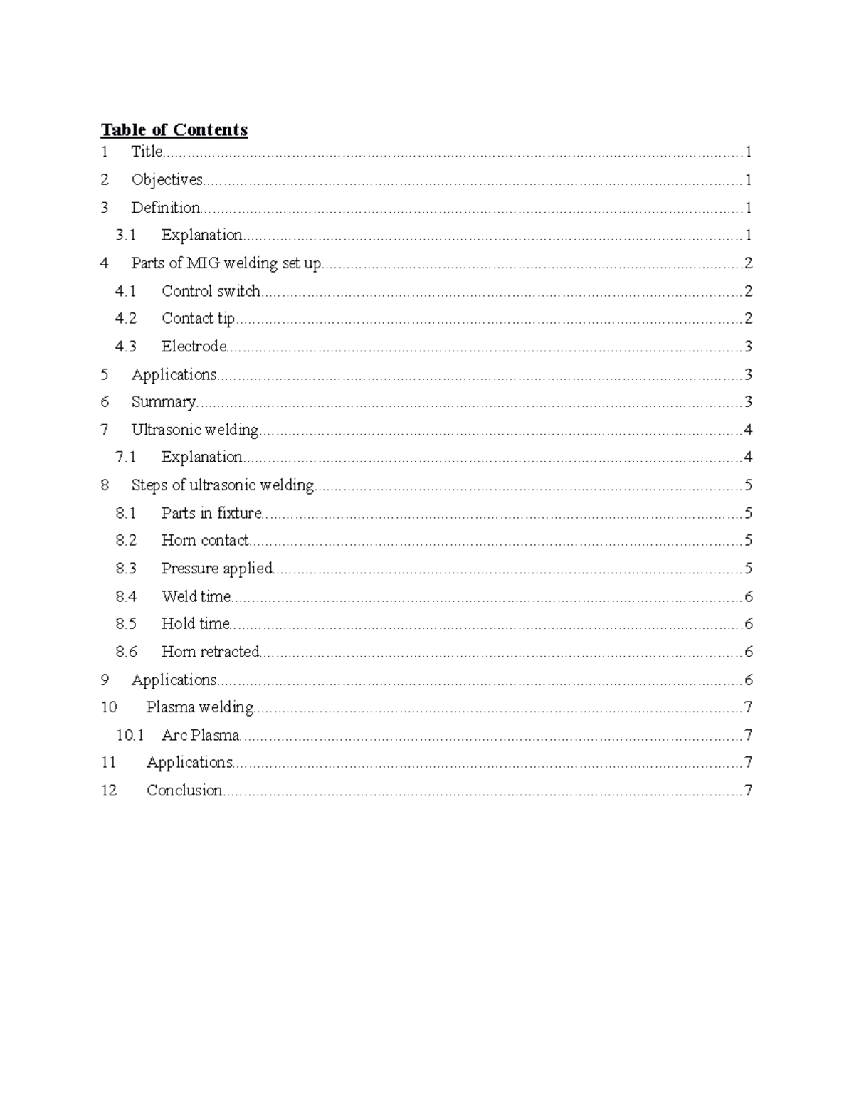 8th report - lab manual - Table of Contents 1 - Studocu