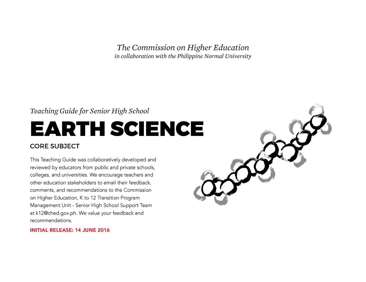 SHS TG - Earth Science - Teaching Guide For Senior High School EARTH ...