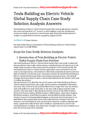 Case Solution Clean the World Product Innovation during a Crisis ...