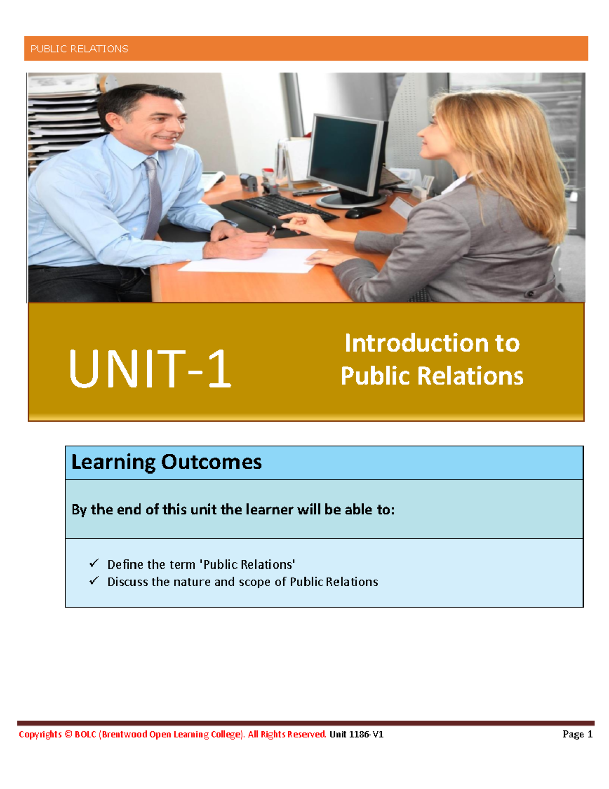 Introduction to Public Relations - It involves communicating the ...
