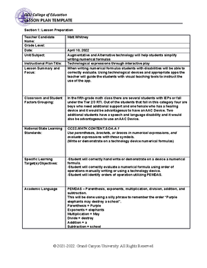 SPD-521 T1 Key Components in Collaboration and Reflection Template ...