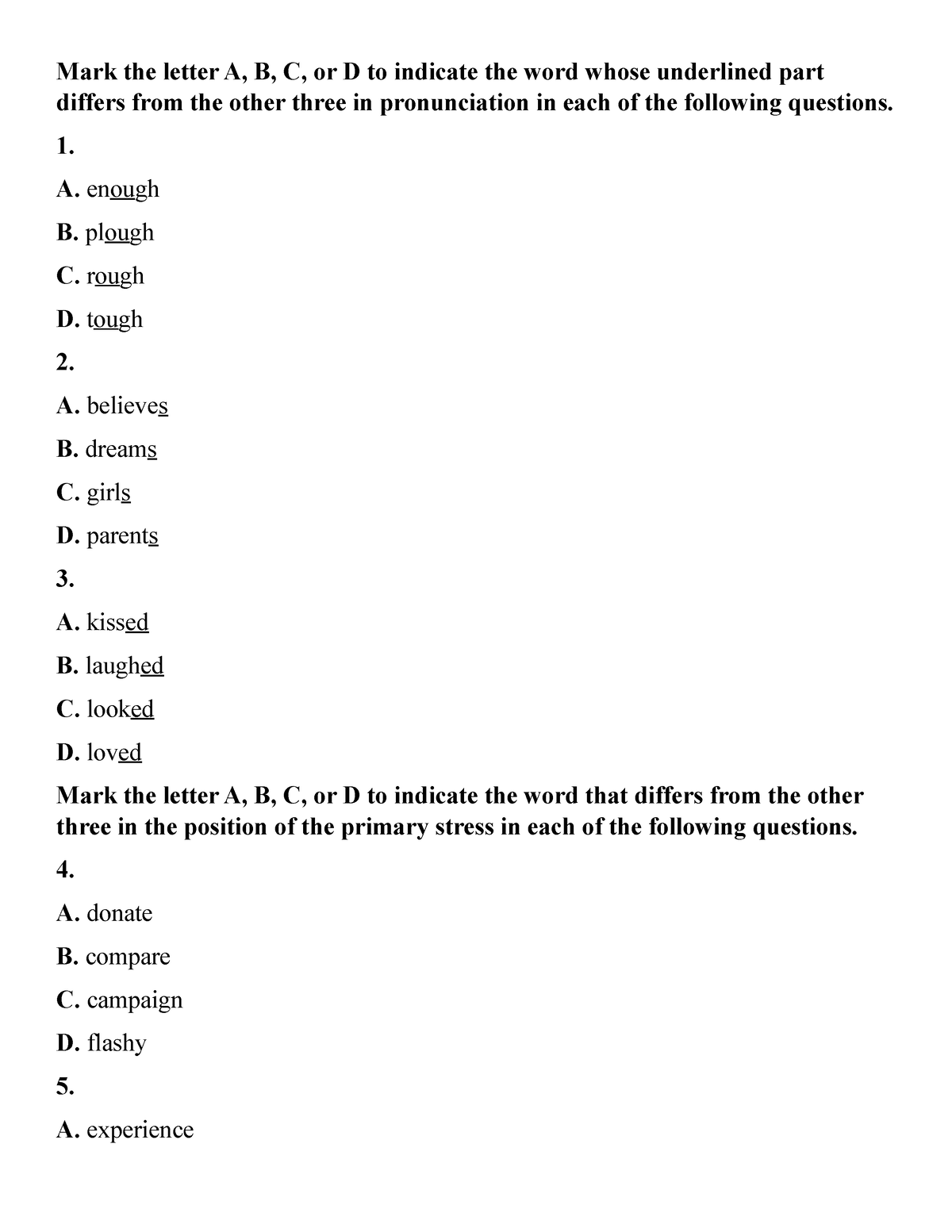 ĐỀ THI GIỮA HỌC KÌ 1 LỚP 11 - Mark The Letter A, B, C, Or D To Indicate ...