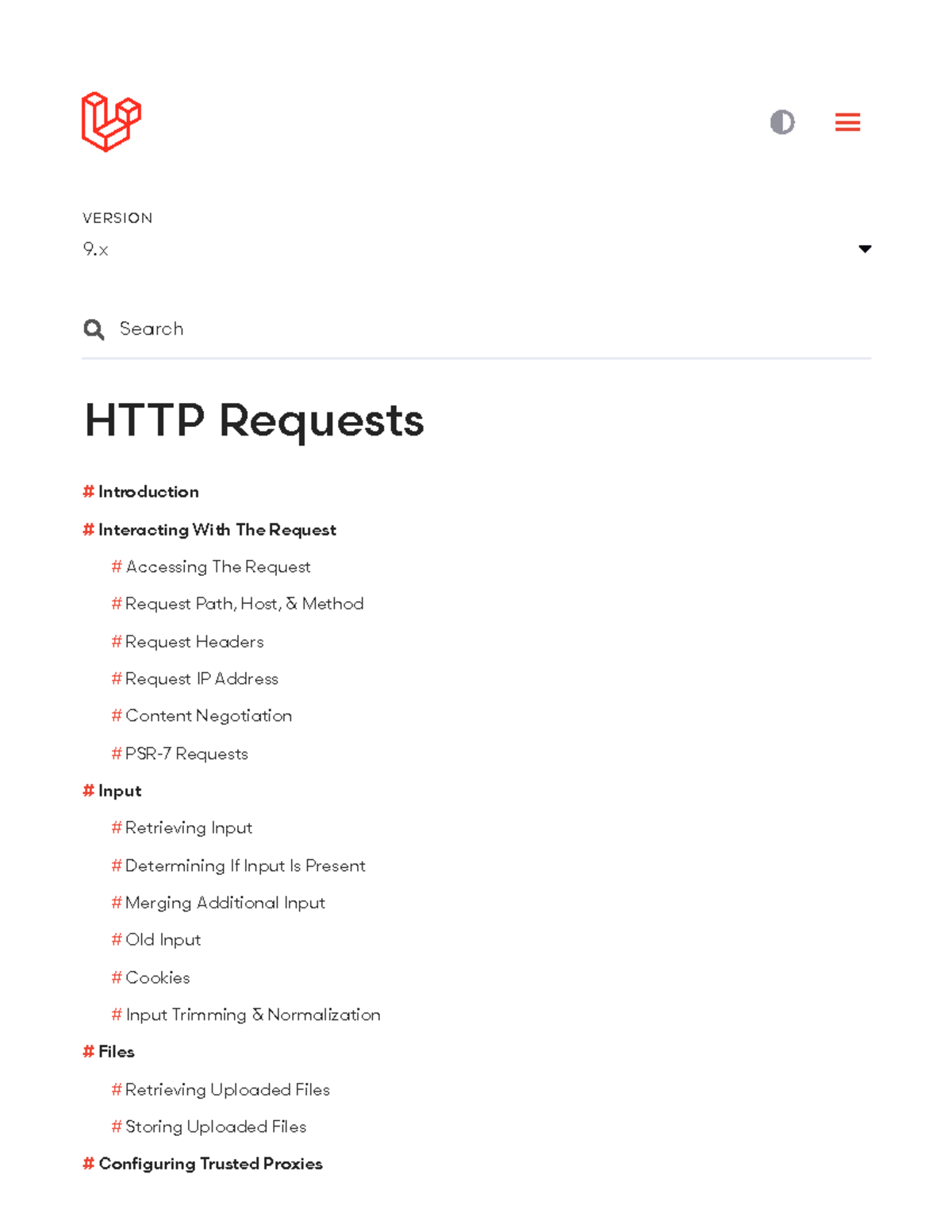 http requests laravel