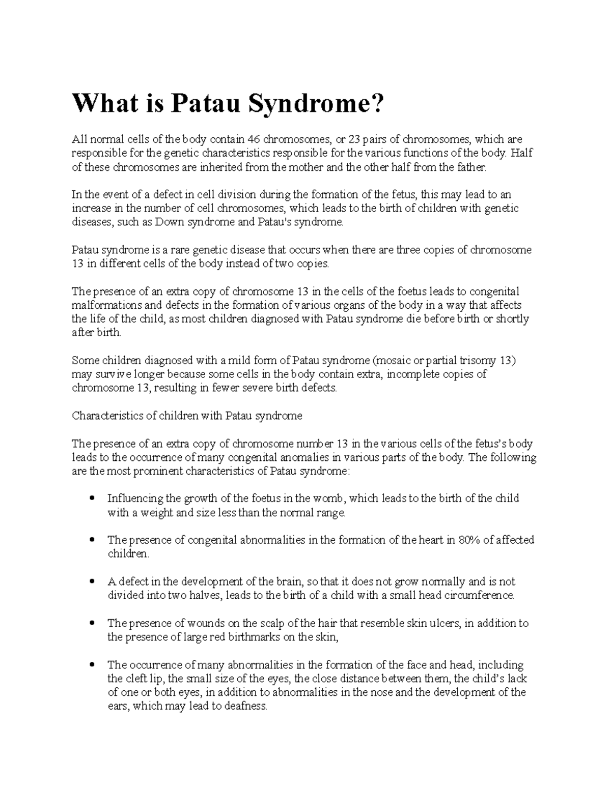 what-is-patau-syndrome-biomedical-assignment-what-is-patau