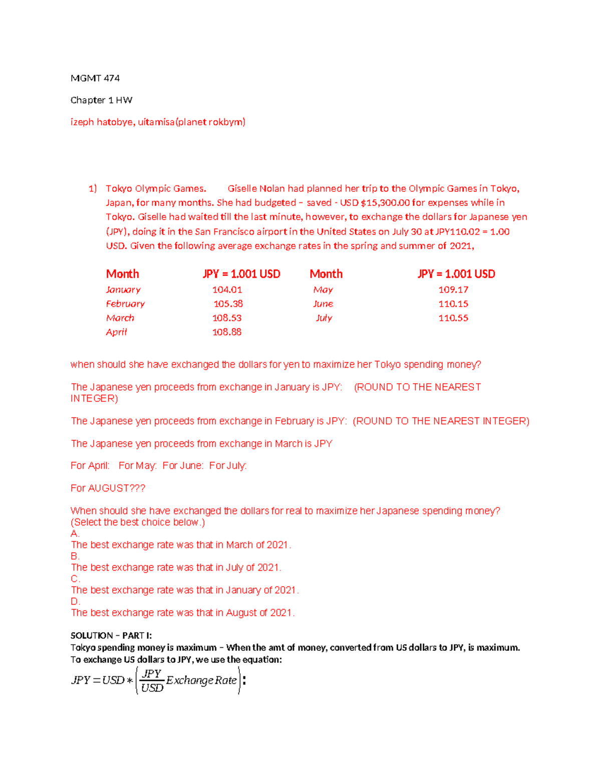 Chapter 1 HW Questions - MGMT 474 Chapter 1 HW izeph hatobye, uitamisa ...