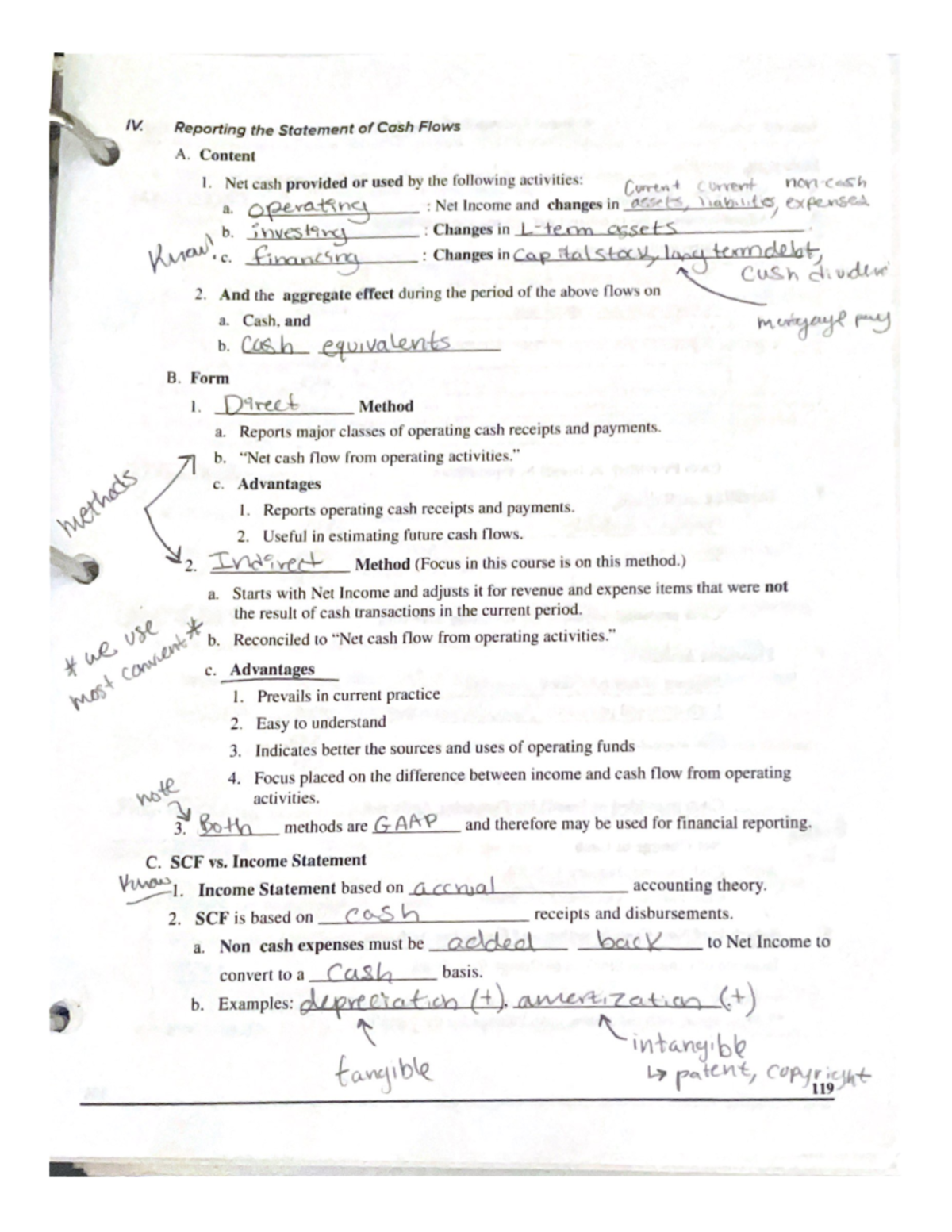 Reporting the Statement of Cash Flows - Studocu