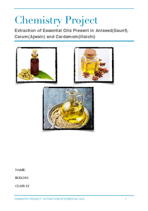 Chemistry Investigatory Project - Siyona Mishra(XIIC) - CHEMISTRY ...