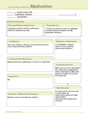 Methergine - Clinical Assignment - PNSG 2255 - CGTC - Studocu