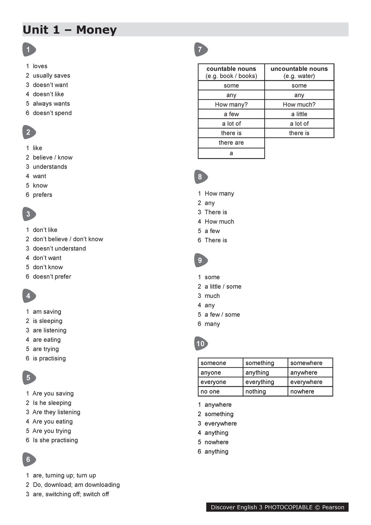 Discover English 3 Answer Key Ng n Ng Anh Studocu